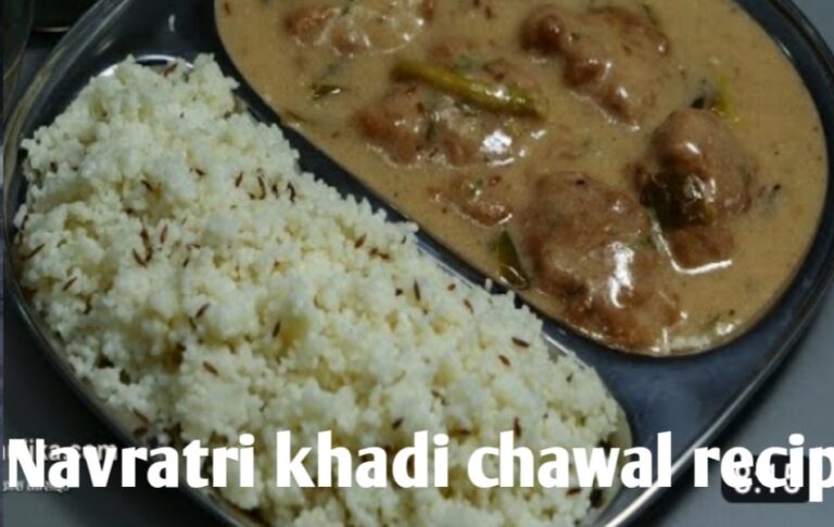 Kadhi Chawal for Navratri Recipe