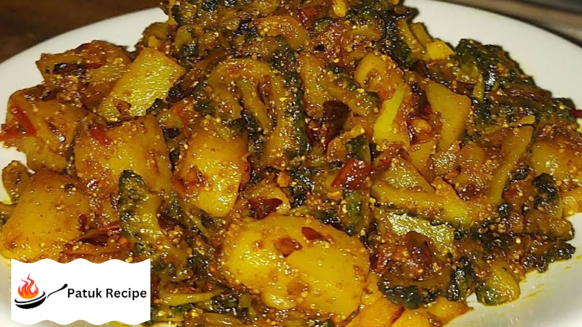 Aloo Karela Bhaja Recipe in Bengali